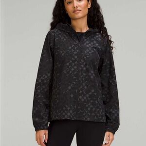 Lululemon Packable Water-Repellent Jacket Primal Dot Max Black Multi